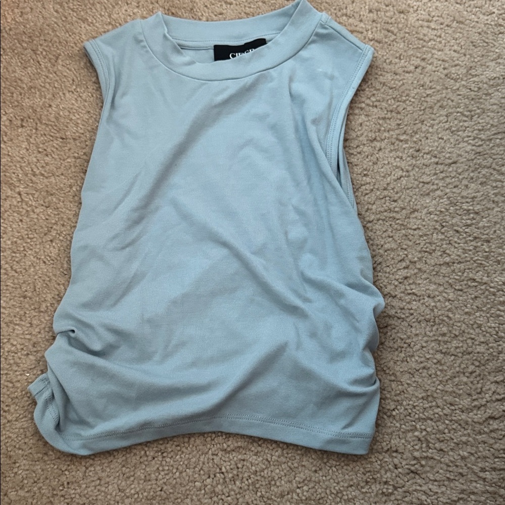 Cider Light Blue Tank Top
